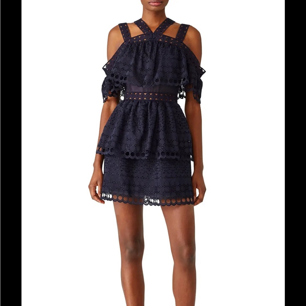 Self Portrait lace dress